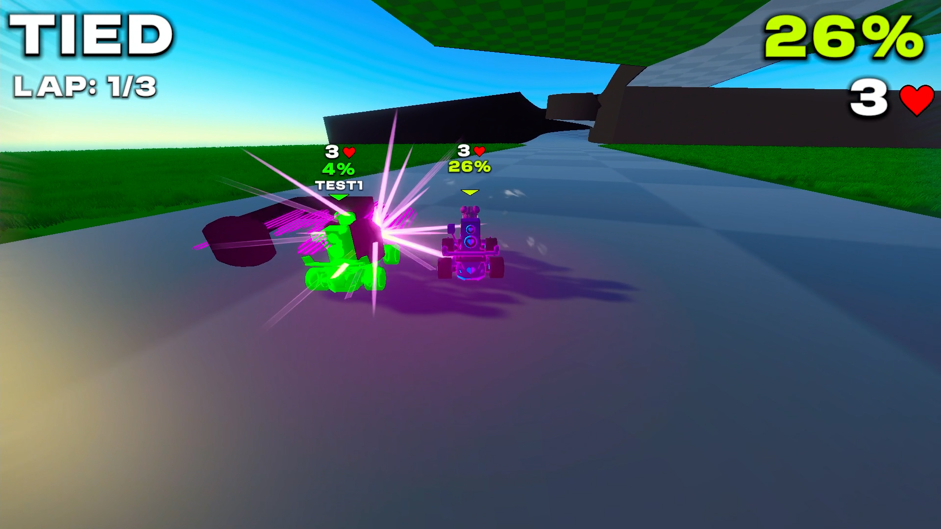 Spar Kart gameplay screenshot 1